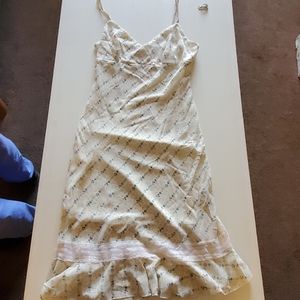 Papaya summer dress with built in slip